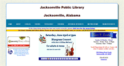 Desktop Screenshot of jacksonvillepubliclibrary.org