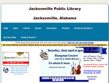 Tablet Screenshot of jacksonvillepubliclibrary.org